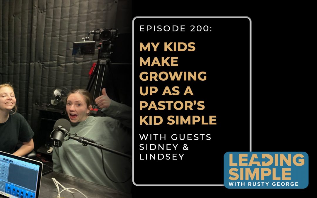 My kids make growing up as a Pastor's Kid simple.
