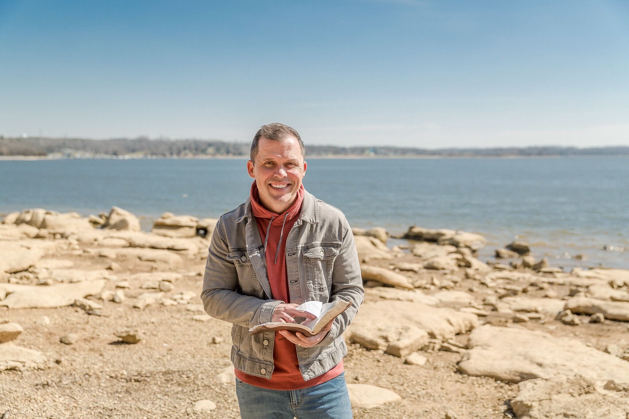 Kevin Queen at the beach