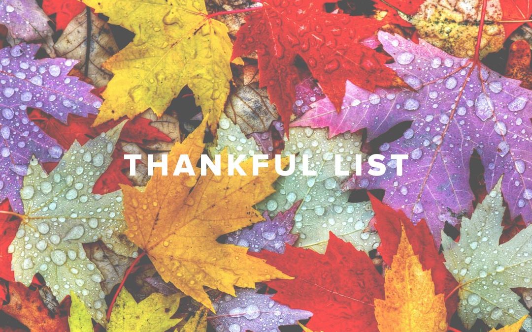 Thankful List