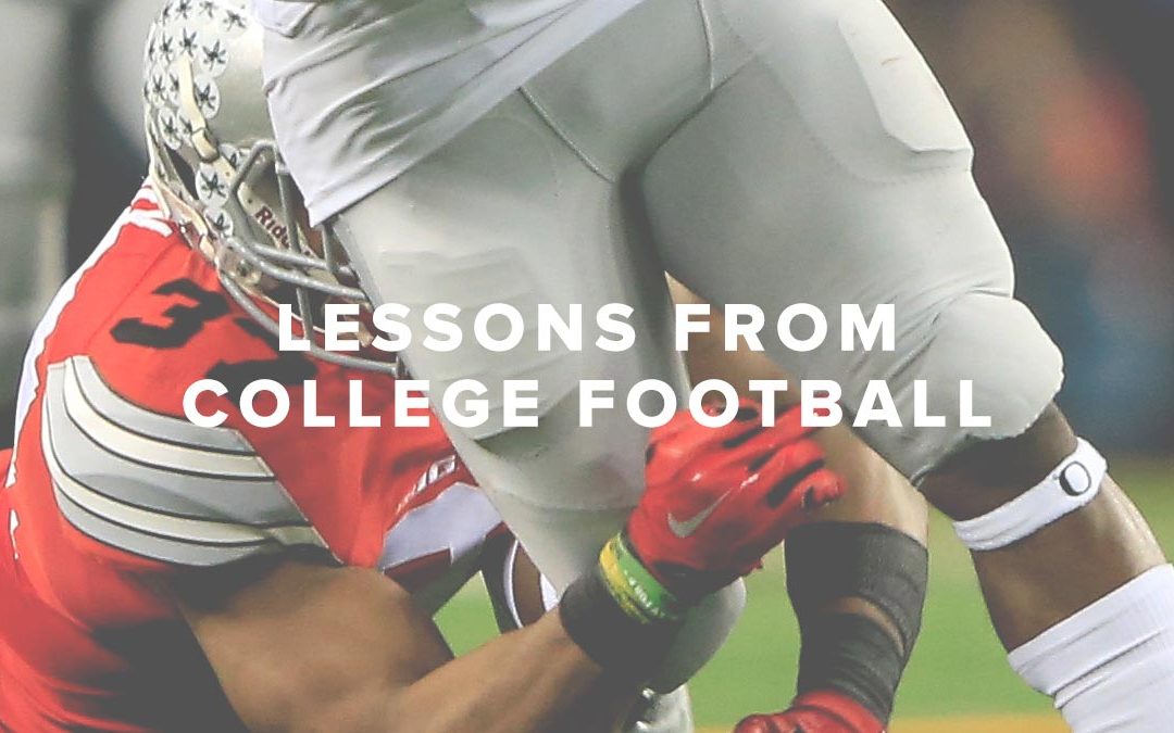 Lessons from College Football