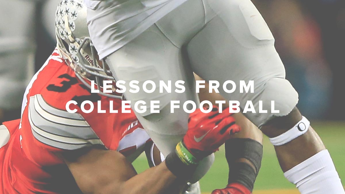 Pastor Rusty George - Lessons from College Football