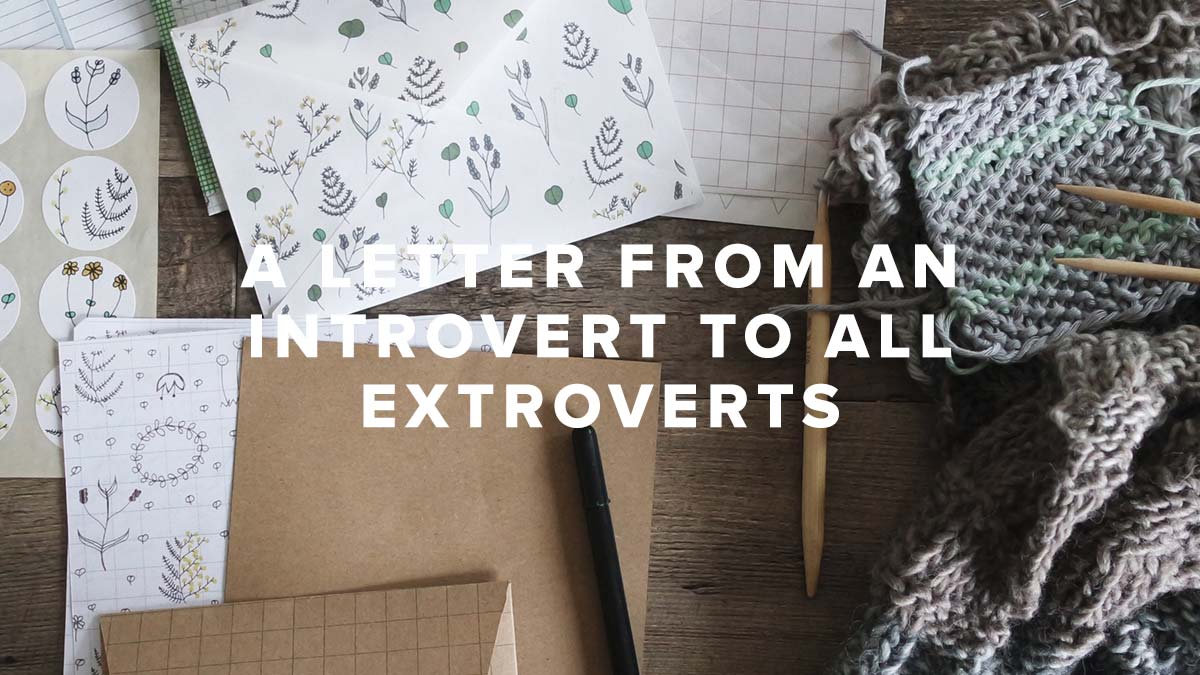 Rusty George - A Letter From an Introvert To All Extroverts